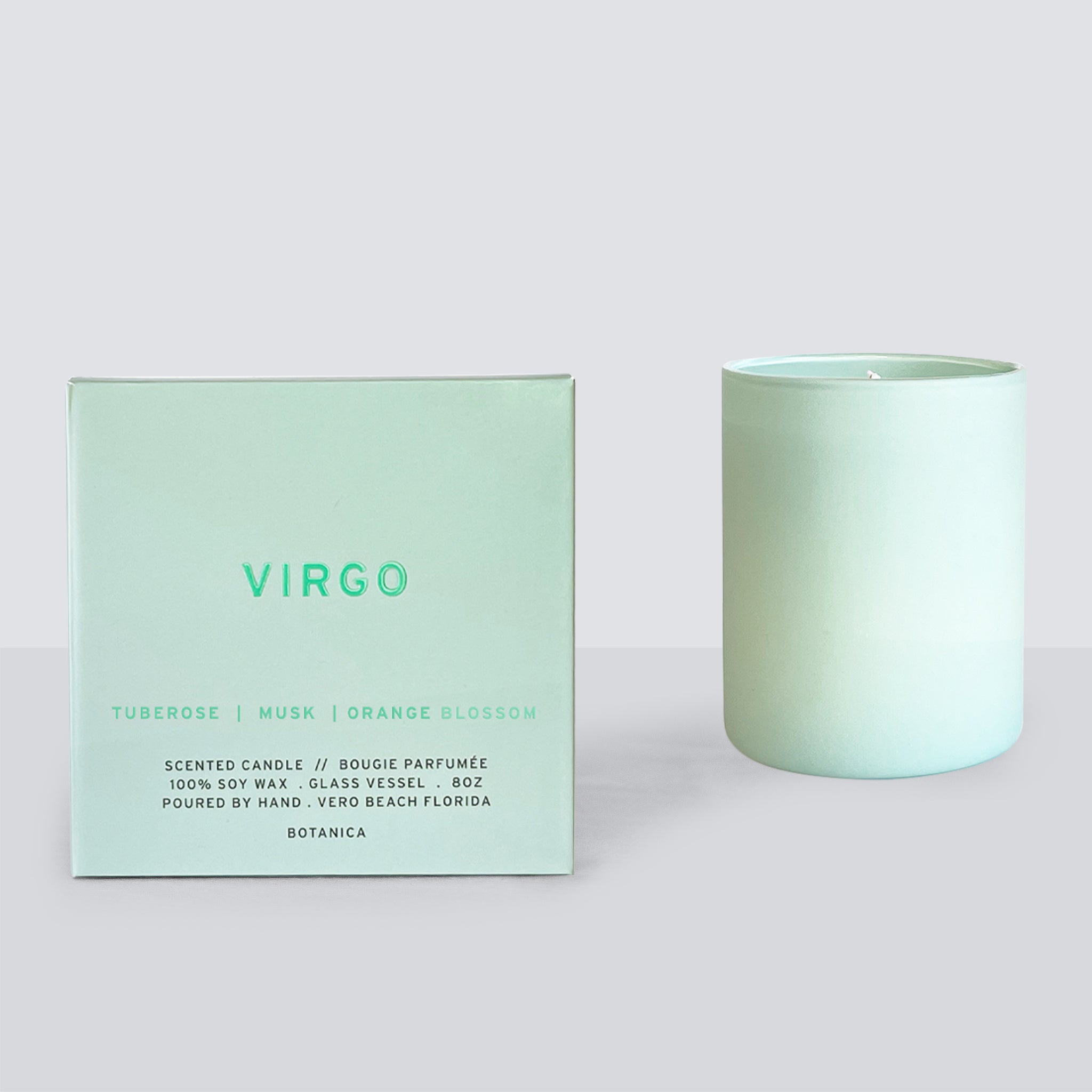 Virgo Zodiac Candle