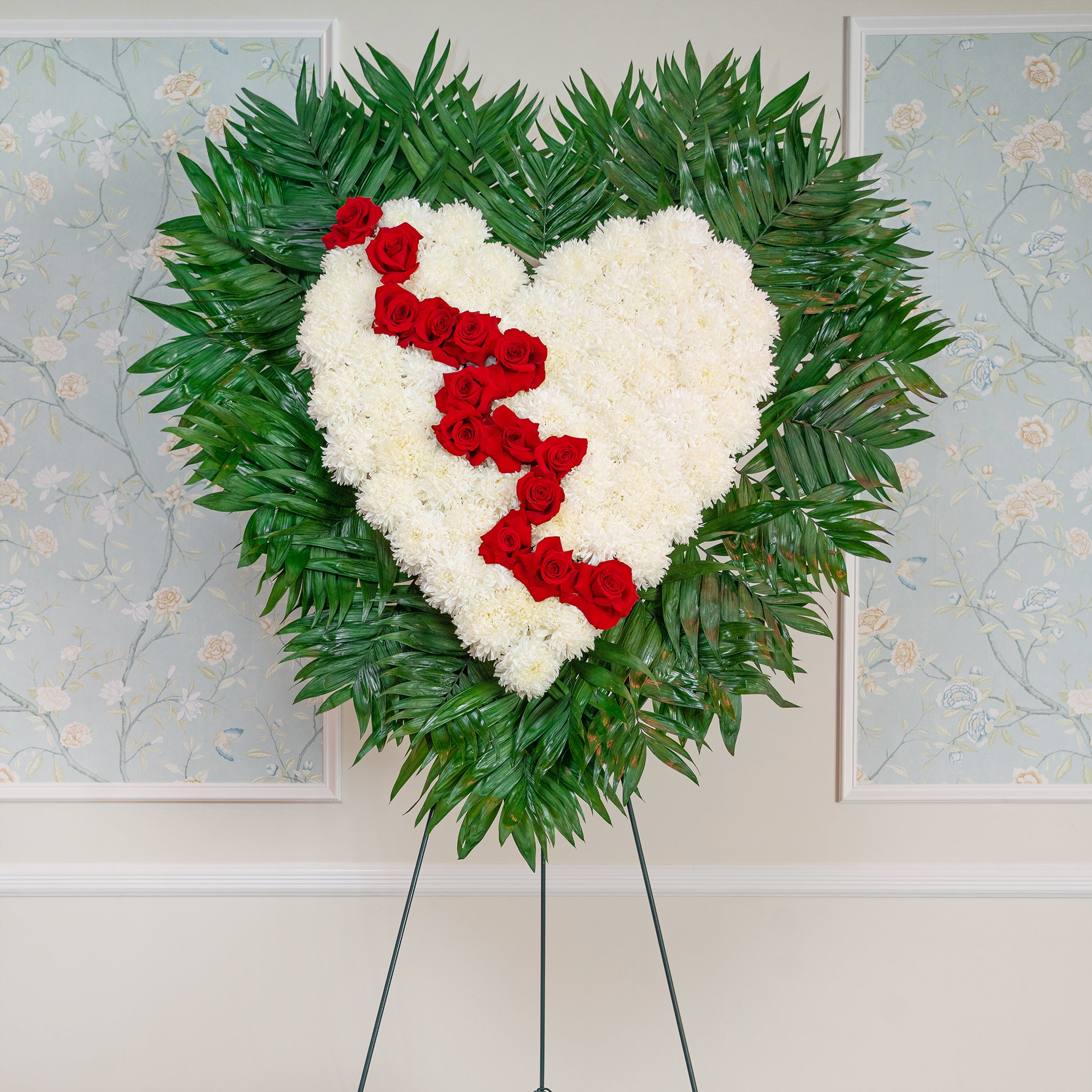 Open Rose Heart